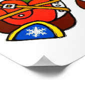 Colorado-Ski-Poster Poster (Ecke)