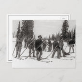 Colorado Skiers, 1910 Postkarte (Vorne/Hinten)