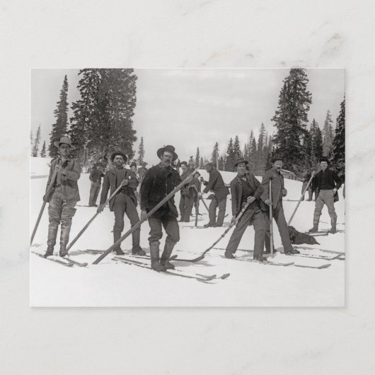 Colorado Skiers, 1910 Postkarte (Vorderseite)