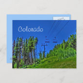 Colorado Skilift Postkarte (Vorne/Hinten)