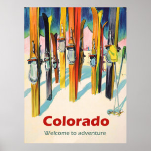 Colorado Skiposter Poster