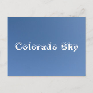 Colorado Sky Postkarte