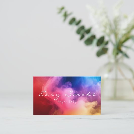 Colorado Smoke Vape Shop Visitenkarte (Stehend Vorderseite)