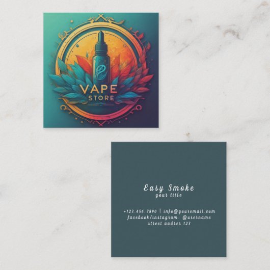 Colorado Smoke Vape Shop Visitenkarte (Vorne/Hinten)