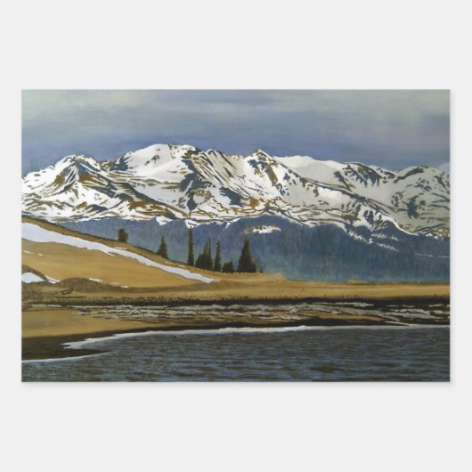 Colorado Snow Mountains Geschenkpapier Set (Vorderseite)