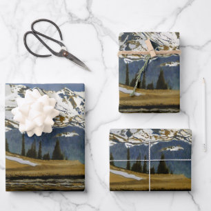 Colorado Snow Mountains Geschenkpapier Set