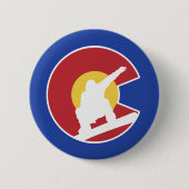 Colorado Snowboard Button (Vorderseite)