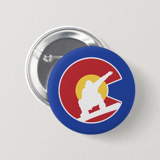 Colorado Snowboard Button (Vorne & Hinten)