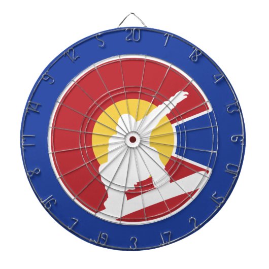 Colorado Snowboard Dartscheibe (vorne)