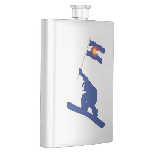 Colorado Snowboard Fahne Flachmann (Rechts)