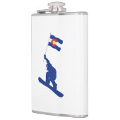 Colorado Snowboard Fahne Flachmann (Links)