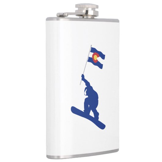 Colorado Snowboard Fahne Flachmann (Rechts)