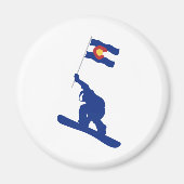 Colorado Snowboard Fahne Magnet (Vorne)