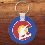 Colorado Snowboard Schlüsselanhänger (Vorderseite)