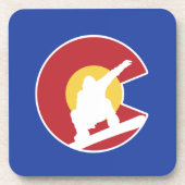 Colorado Snowboard Untersetzer (Vorderseite)