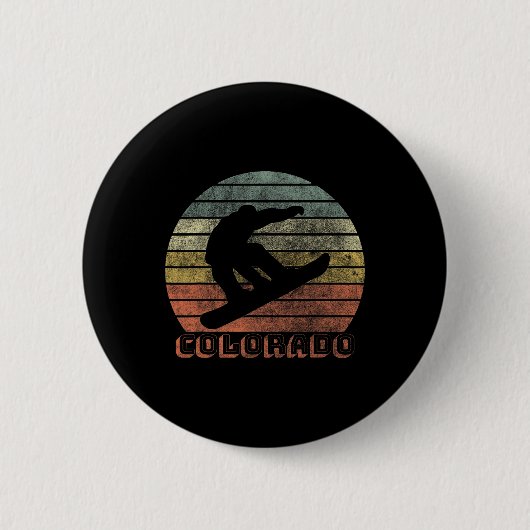 Colorado Snowboarden Winter Button (Vorderseite)