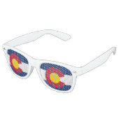 Colorado Sonnenbrille, Party Shades, Colorado Fahn Partybrille (Schrägansicht)