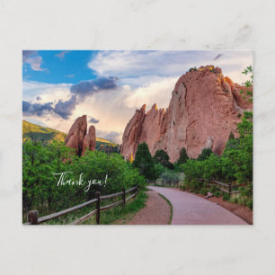Colorado South Gateway Morgen Danke Postkarte