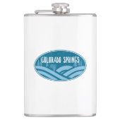 Colorado Springs Außenbereich Flachmann (Vorderseite)