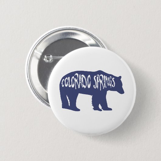Colorado Springs Bear Button (Vorne & Hinten)