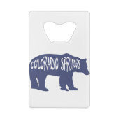 Colorado Springs Bear Geldbeutel Flaschenöffner (Rückseite)