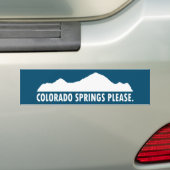 Colorado Springs Bitte Autoaufkleber (Auf Auto)