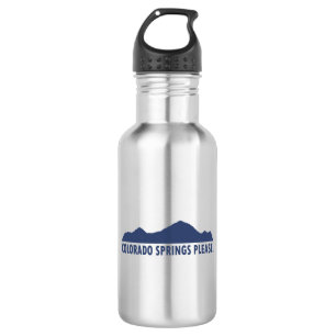 Colorado Springs Bitte Edelstahlflasche