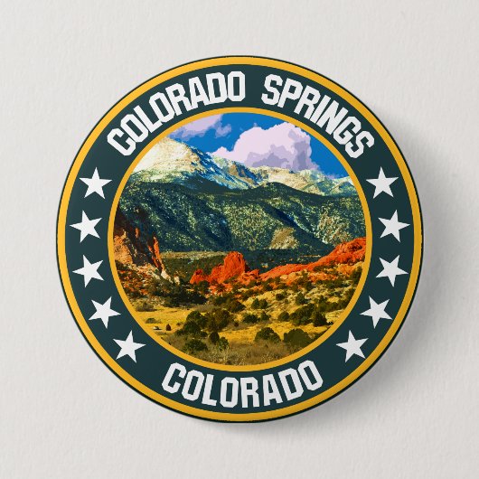 Colorado Springs Button (Vorderseite)