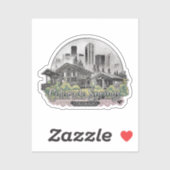 Colorado Springs City Colorado Staat USA Aufkleber (Blatt)