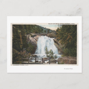 Colorado Springs, CO - Helen Hunt Falls Postkarte