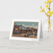 Colorado Springs, Co Karte (Gelbe Blume)