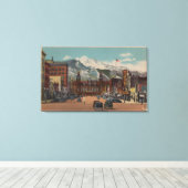 Colorado Springs, CO Leinwanddruck (Insitu (Holzboden))