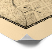 Colorado Springs, CO Panorama Karte - 1909 Poster (Ecke)