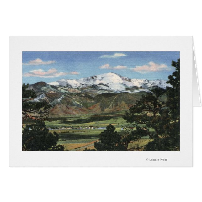 Colorado Springs, CO - Pikes Peak (Vorderseite (Horizontal))