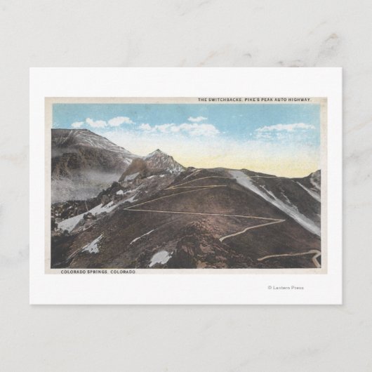 Colorado Springs, Colorado 4 Postkarte (Vorderseite)