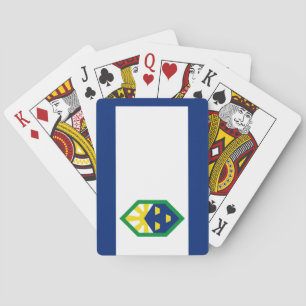Colorado Springs (Colorado City) Flagge Spielkarten