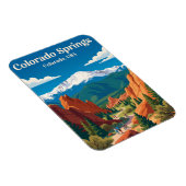 Colorado Springs Colorado Magnet (Rechte Seite)