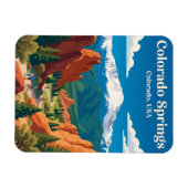 Colorado Springs Colorado Magnet (Horizontal)