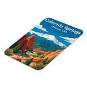 Colorado Springs Colorado Magnet (Linke Seite)