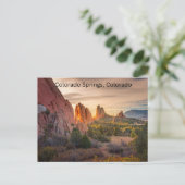 Colorado Springs, Colorado Postcard Postkarte (Stehend Vorderseite)
