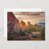 Colorado Springs, Colorado Postcard Postkarte (Vorne/Hinten)