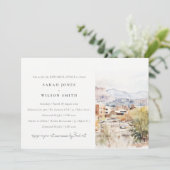 Colorado Springs, Colorado Rehearsal Dinner Einladung (Stehend Vorderseite)