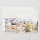 Colorado Springs, Colorado Rehearsal Dinner Einladung (Rückseite)