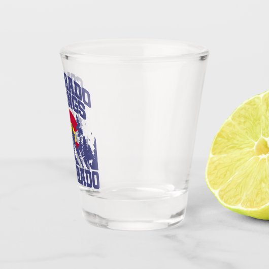 Colorado Springs, Colorado Schnapsglas (Rechts)