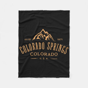 Colorado Springs Colorado Tolles Bergdesign Fleecedecke