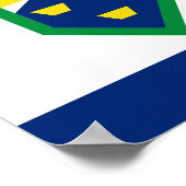 Colorado Springs Flag Poster (Ecke)