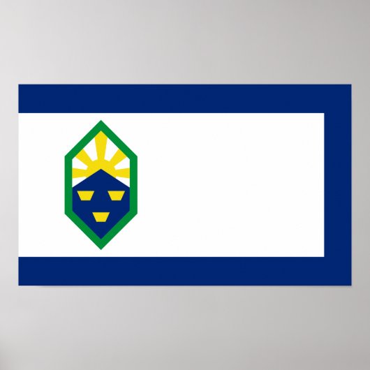 Colorado Springs Flag Poster (Vorne)