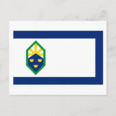 Colorado Springs Flag Postkarte (Vorderseite)