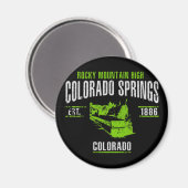 Colorado Springs Magnet (Vorderseite/Rückseite)