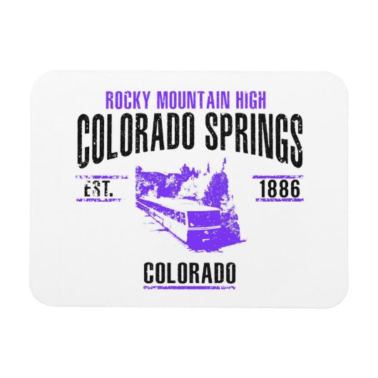 Colorado Springs Magnet (Horizontal)